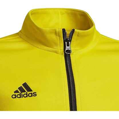 Yellow-Black - Side - Adidas Mens ENT22 Plain Track Jacket