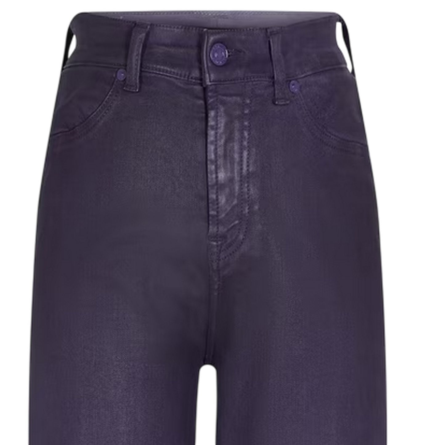 Pansy - Side - 7 For All Mankind Womens-Ladies Kickflare Slim Jeans