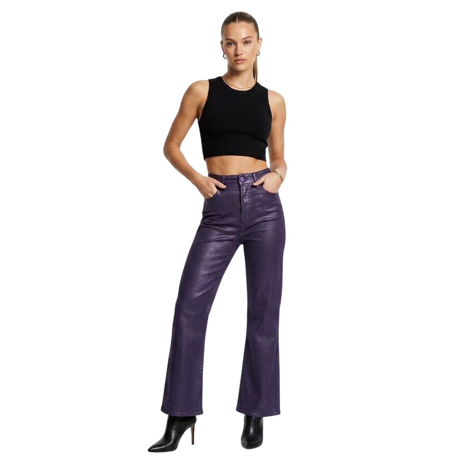 Pansy - Lifestyle - 7 For All Mankind Womens-Ladies Kickflare Slim Jeans