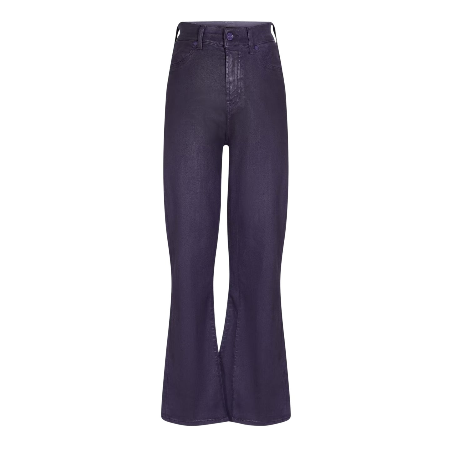 Pansy - Front - 7 For All Mankind Womens-Ladies Kickflare Slim Jeans