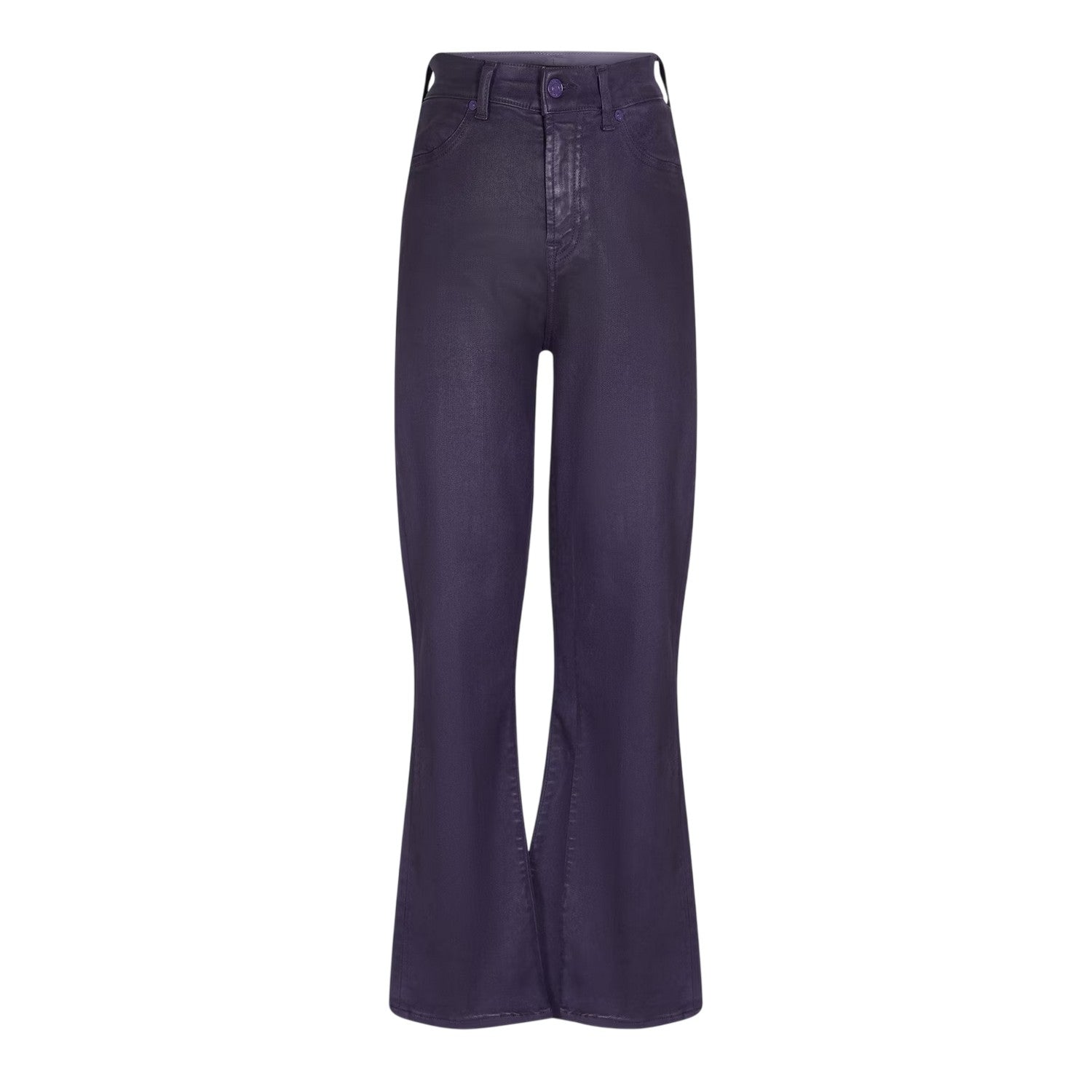 Pansy - Front - 7 For All Mankind Womens-Ladies Kickflare Slim Jeans