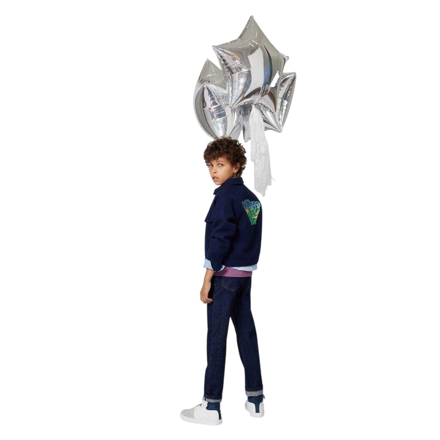 Blue - Lifestyle - Hugo Childrens-Kids 5 Pockets Regular Jeans