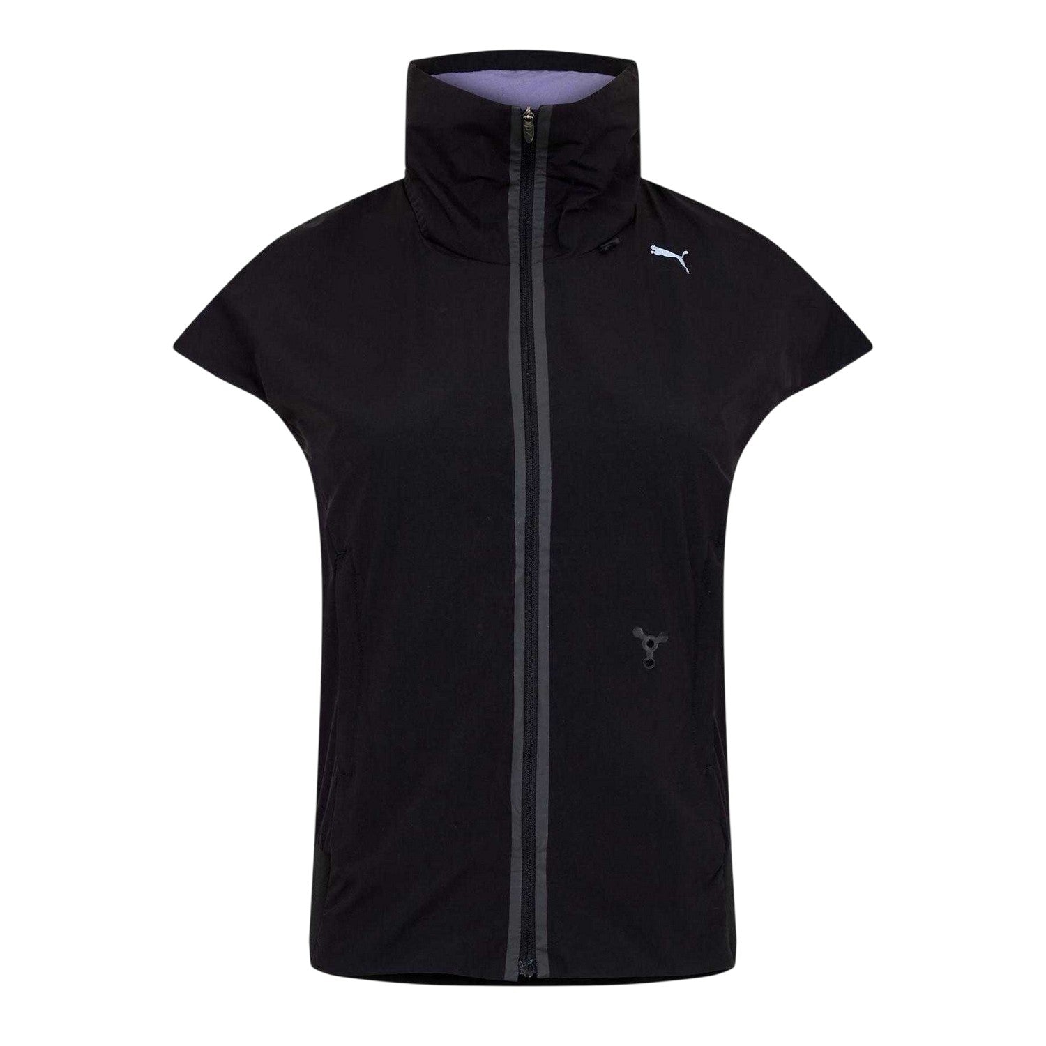 Black - Lifestyle - Puma Womens-Ladies Zip-off Sleeves Jacket