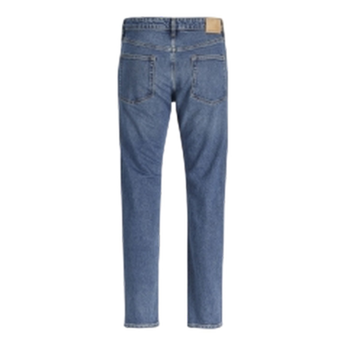 Blue Denim - Back - Jack And Jones Mens 5 Pockets Straight Jeans