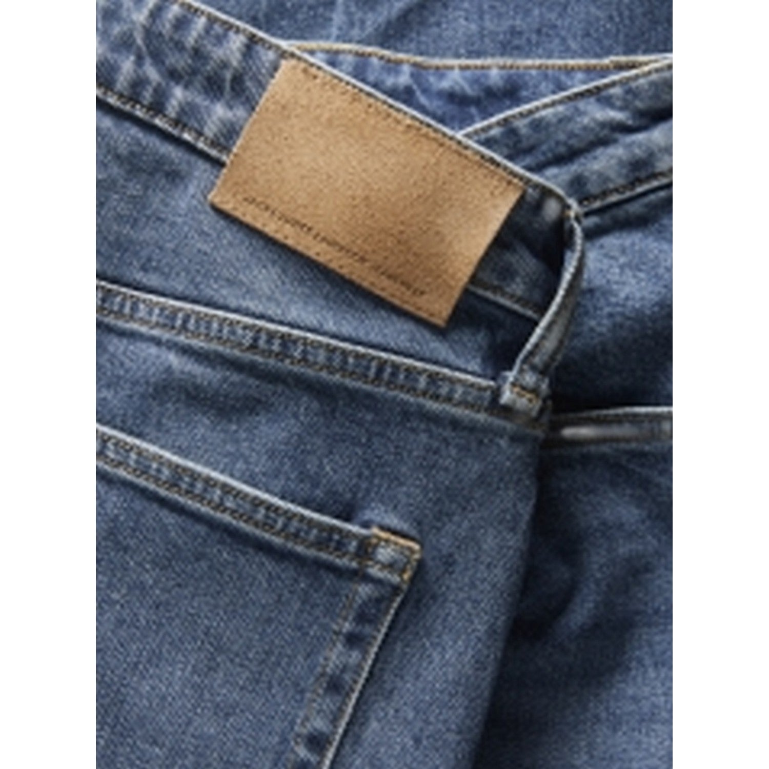 Blue Denim - Side - Jack And Jones Mens 5 Pockets Straight Jeans