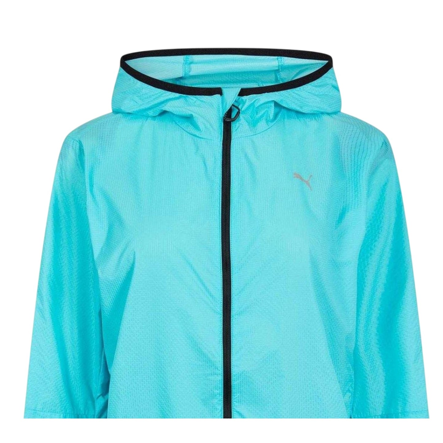 Blue - Side - Puma Womens-Ladies Performance Lightweight Training Hooded Jacket