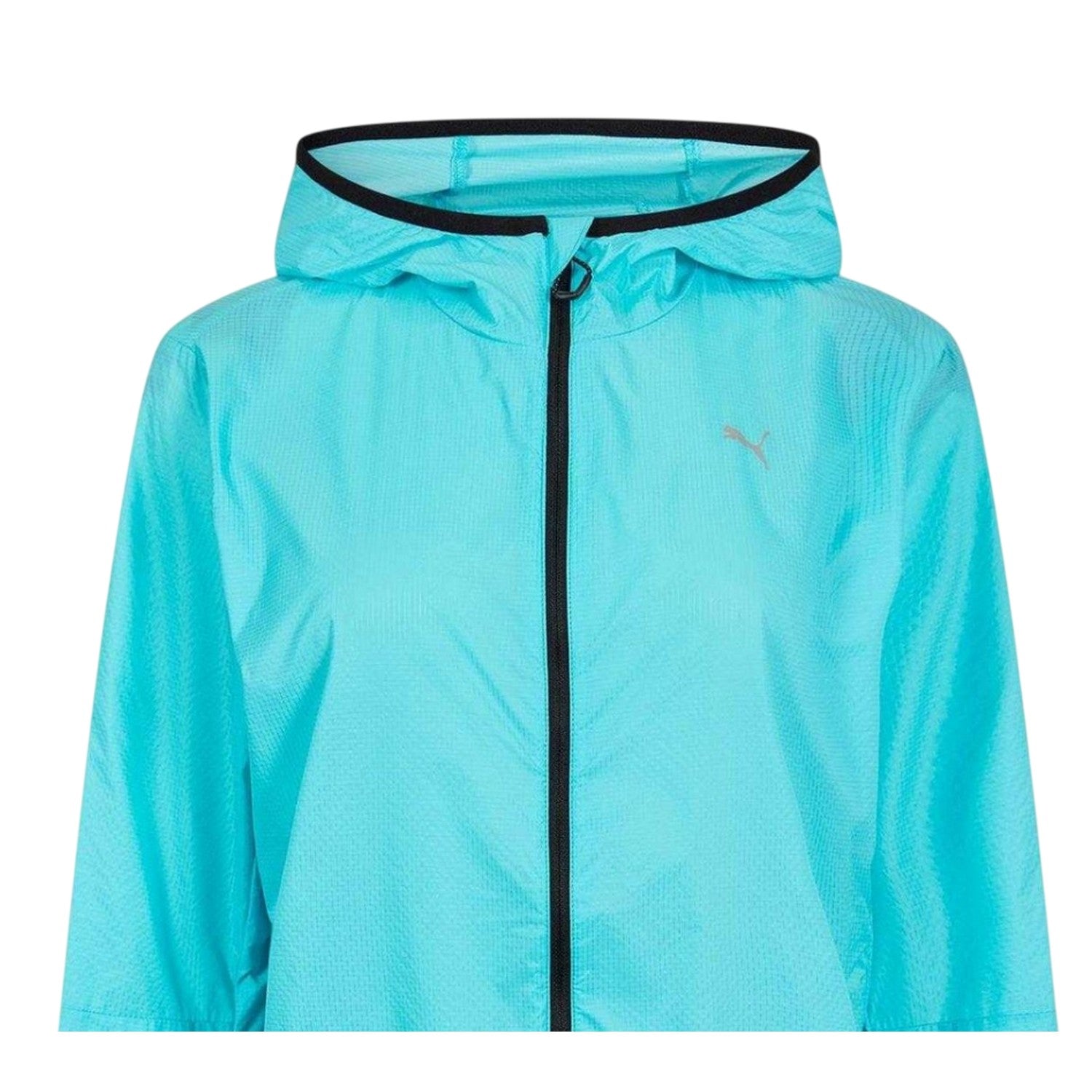 Blue - Side - Puma Womens-Ladies Performance Lightweight Training Hooded Jacket