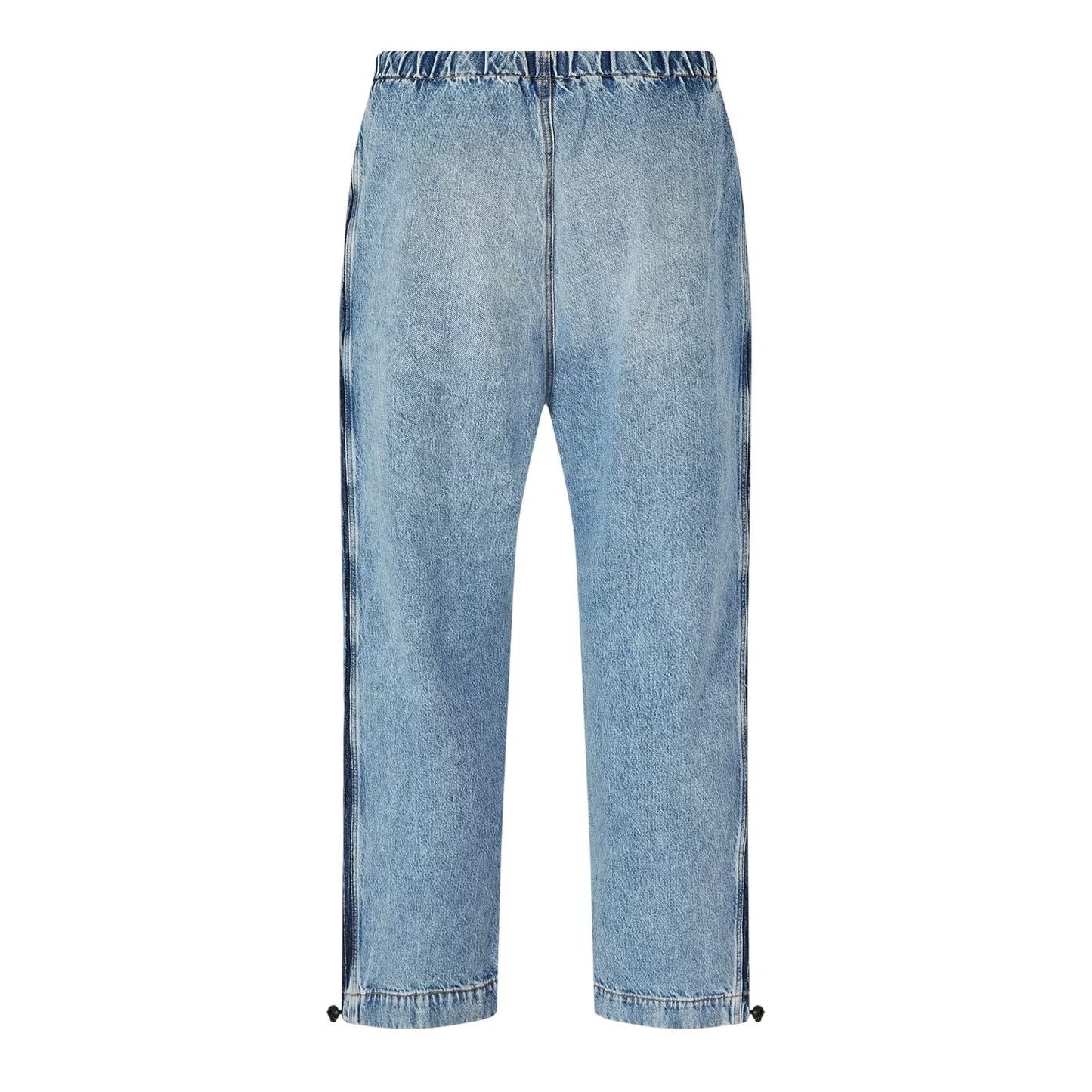 Blue Denim - Back - Diesel Mens Denim Relaxed Fit Jeans