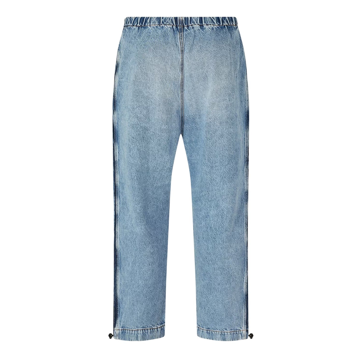 Blue Denim - Back - Diesel Mens Denim Relaxed Fit Jeans