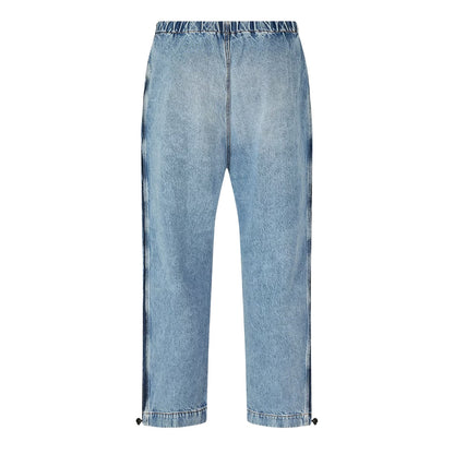 Blue Denim - Back - Diesel Mens Denim Relaxed Fit Jeans