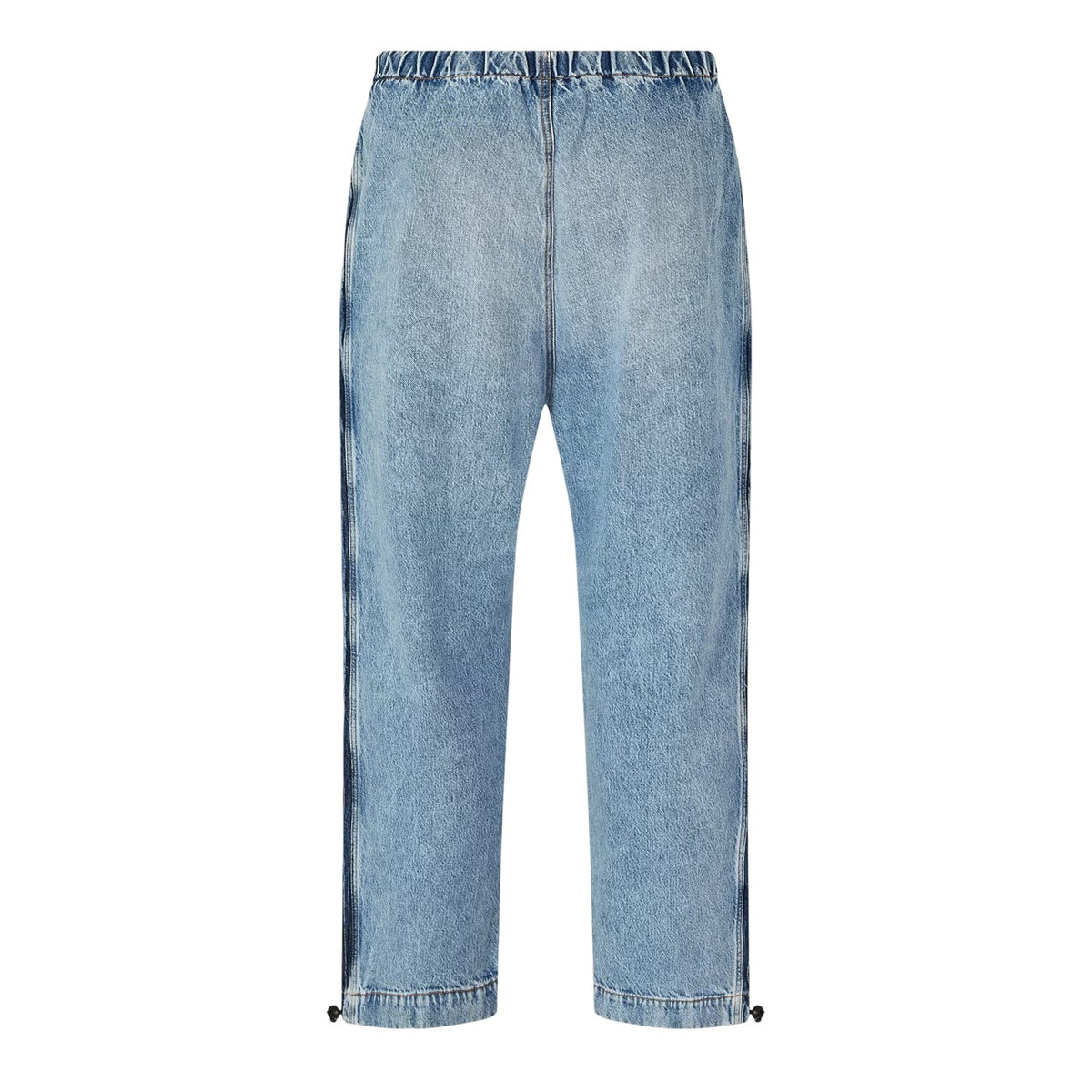 Blue Denim - Back - Diesel Mens Denim Relaxed Fit Jeans