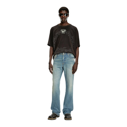 Blue Denim - Lifestyle - Diesel Mens Denim Low Rise Straight Leg Jeans