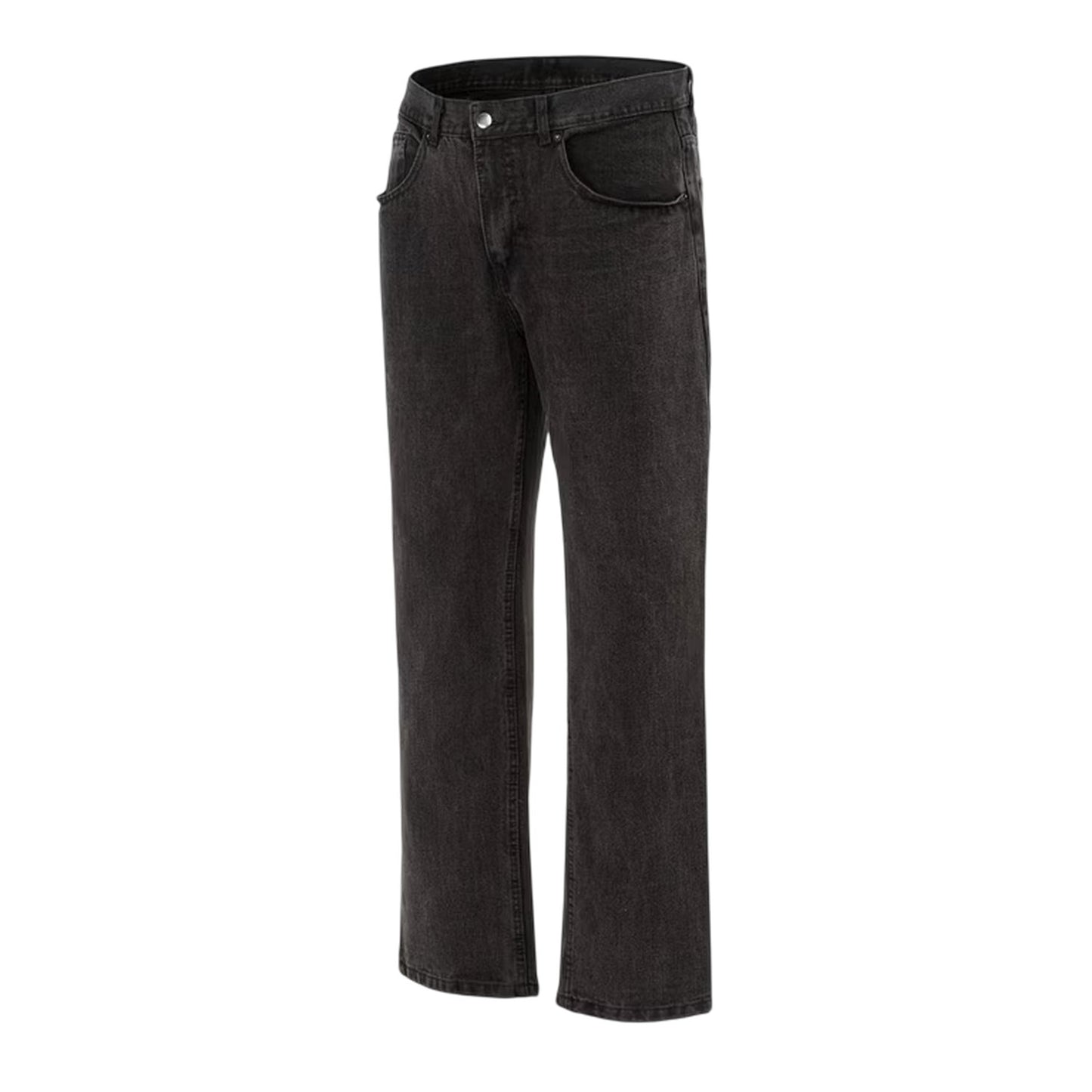 Charcoal - Side - Firetrap Mens Denim Jeans