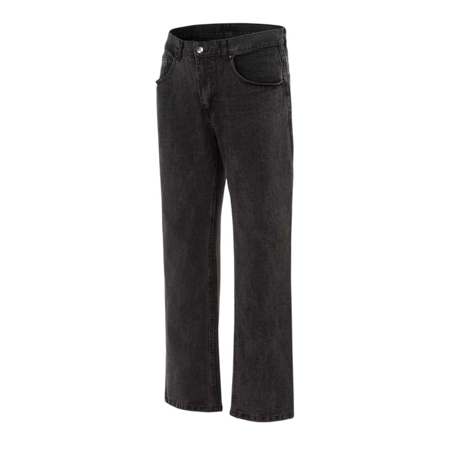 Charcoal - Side - Firetrap Mens Denim Jeans