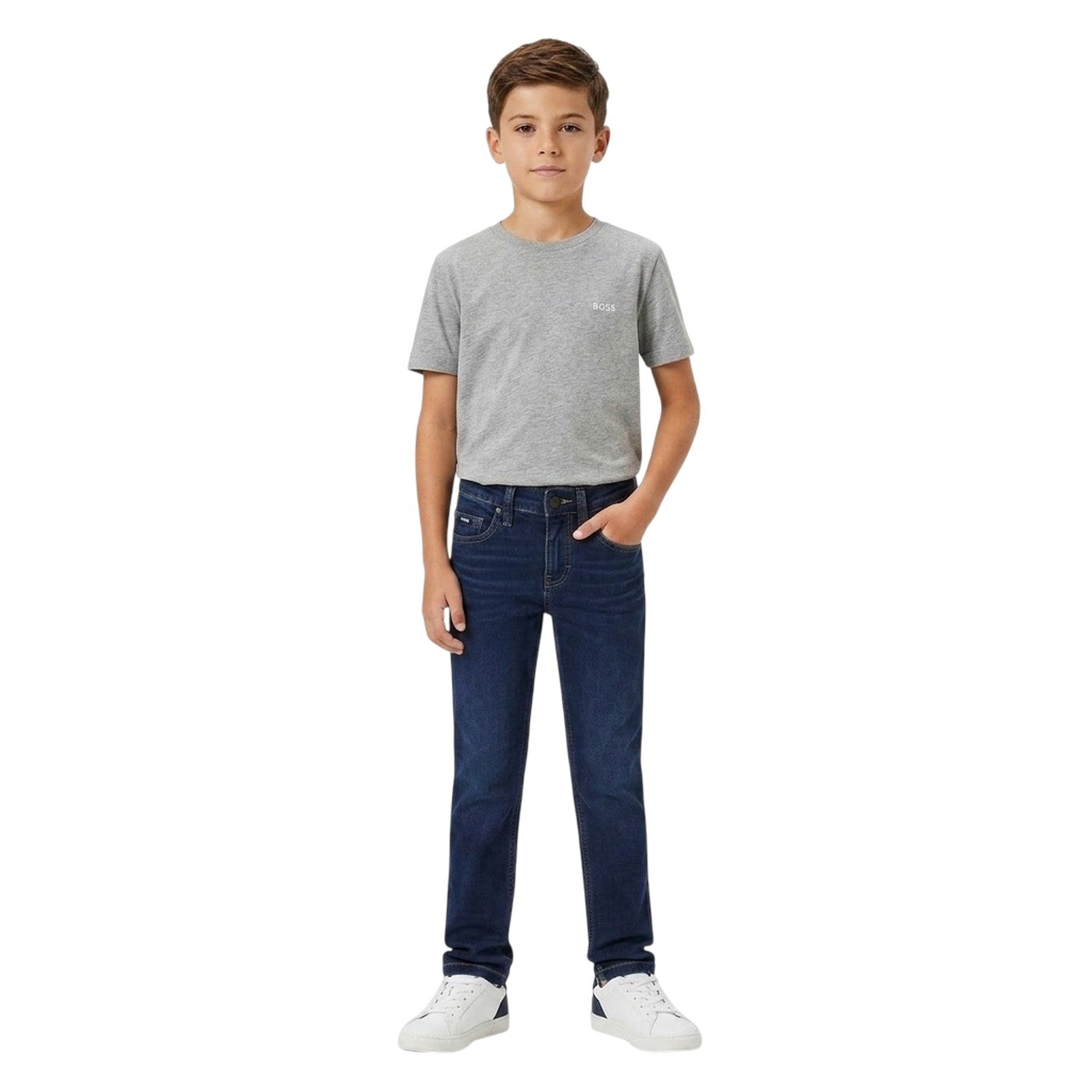 Stone - Lifestyle - Boss Childrens-Kids Regular Jeans