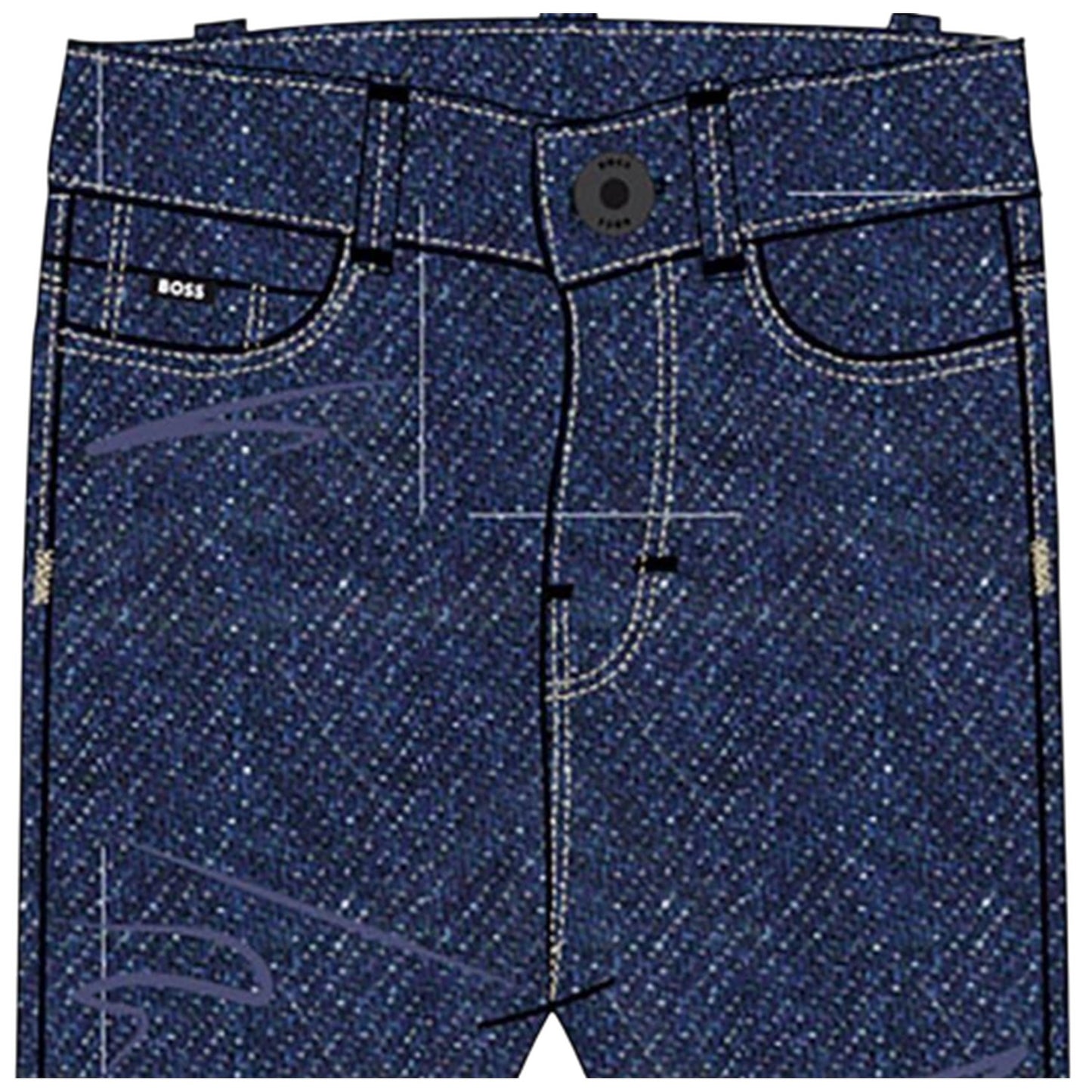 Stone - Back - Boss Baby Denim Jeans
