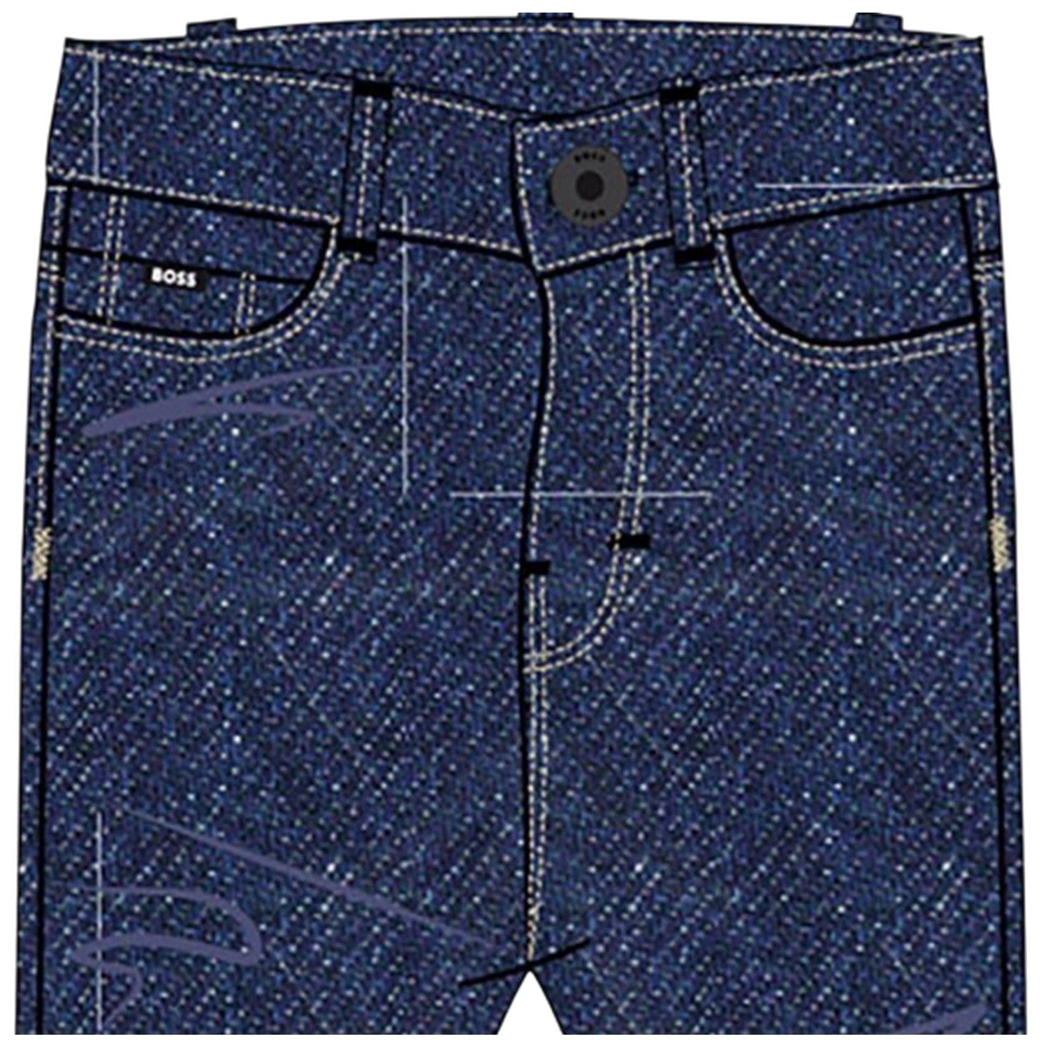 Stone - Back - Boss Baby Denim Jeans