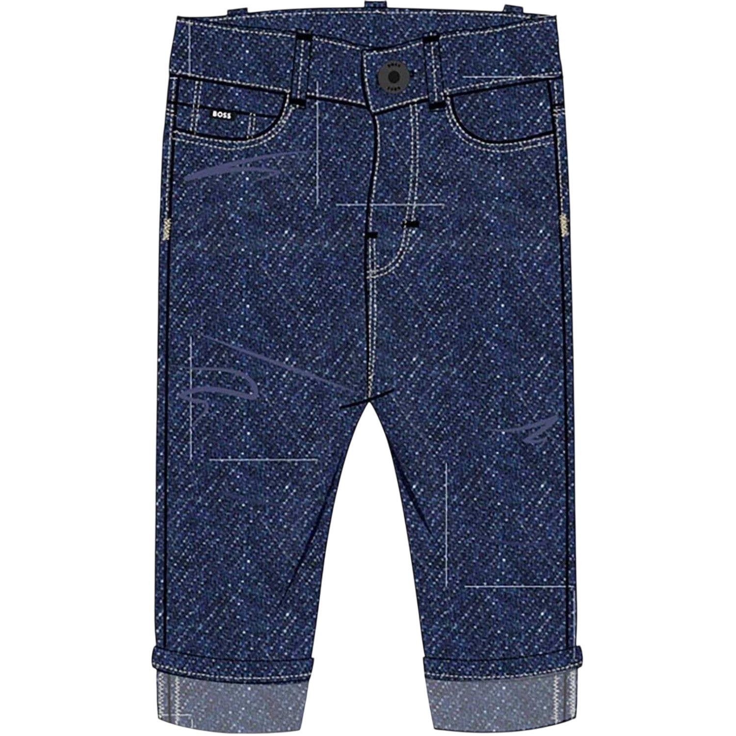 Stone - Front - Boss Baby Denim Jeans