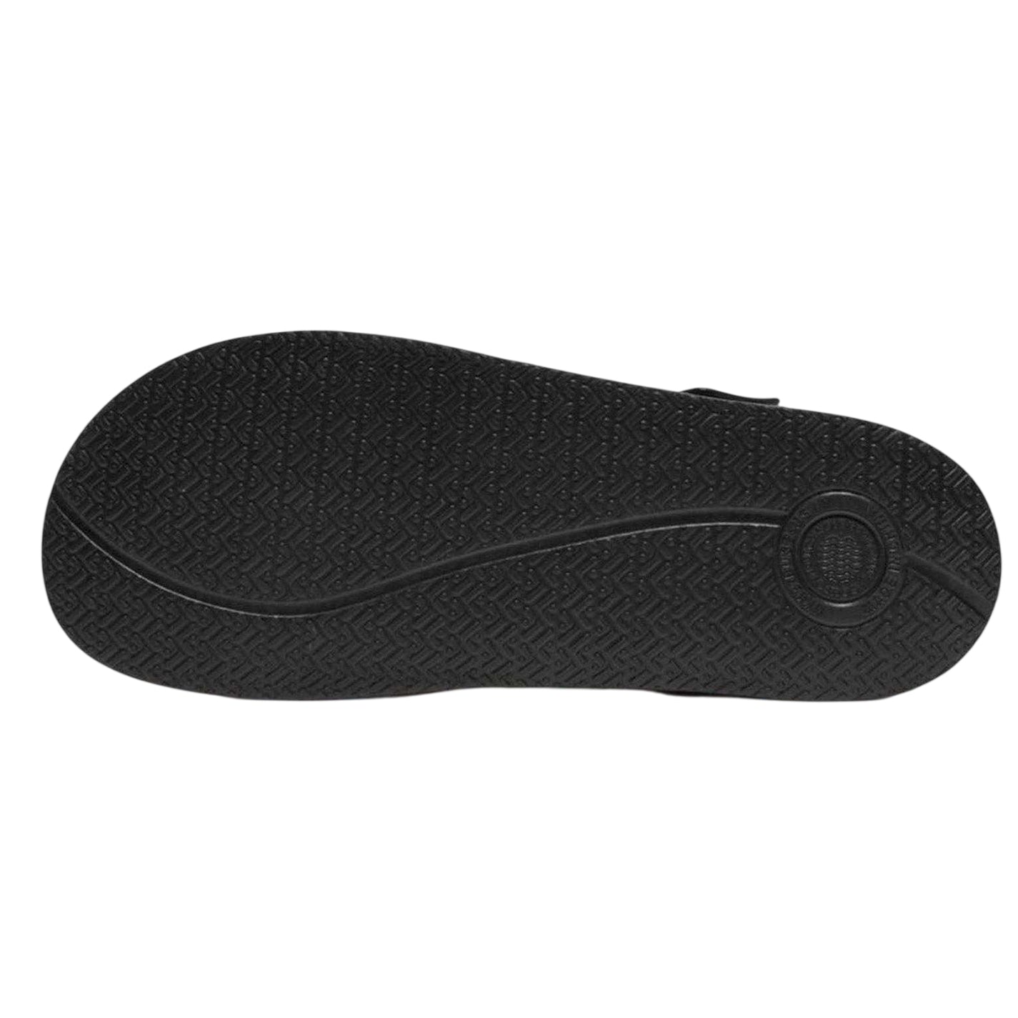 Black - Back - FitFlop Childrens-Kids IQushion Shimmer iQushion Waterproof Flat Sandals
