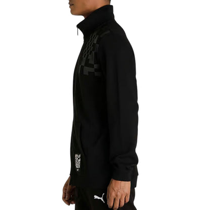 Black - Side - Puma Mens Ftblculture Borussia Dortmund Track Jacket