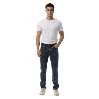 Navy - Lifestyle - Boss Mens 5 Pockets Straight Leg Jeans