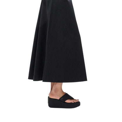 All Black - Lifestyle - Fit Flop Womens-Ladies Denim Wedge Sandals