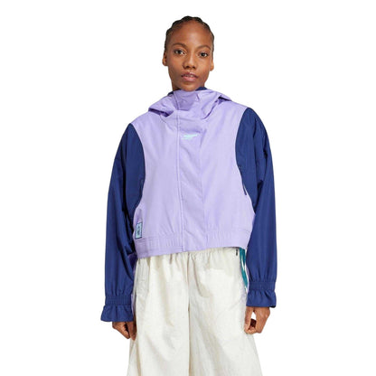 Light Purple - Pack Shot - Adidas Womens-Ladies Arsenal FC Windbreaker