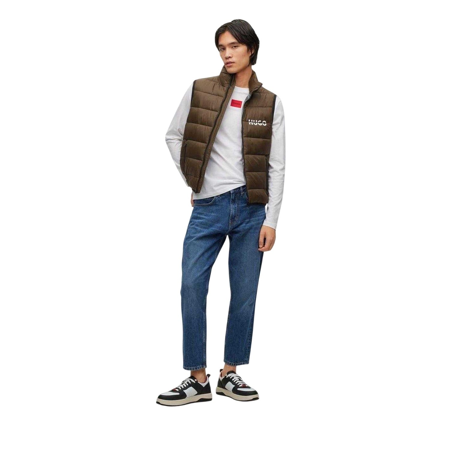 Bright Blue - Pack Shot - Hugo Mens 5 Pockets Straight Jeans