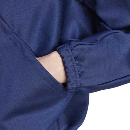 Team Navy Blue - Lifestyle - Adidas Womens-Ladies Tiro 3 Stripes Tracksuit Top