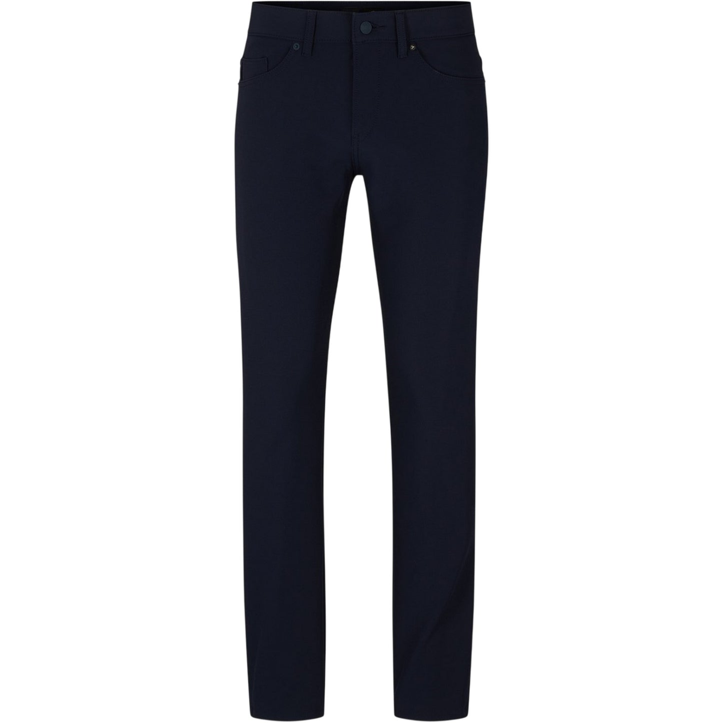 Blue - Front - Boss Mens 5 Pockets Slim Jeans