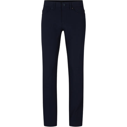 Blue - Front - Boss Mens 5 Pockets Slim Jeans