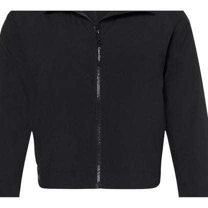 Black - Side - Calvin Klein Womens-Ladies Performance Windbreaker