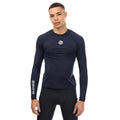 Navy - Front - Skins Mens Series-1 Long-Sleeved Base Layer Top