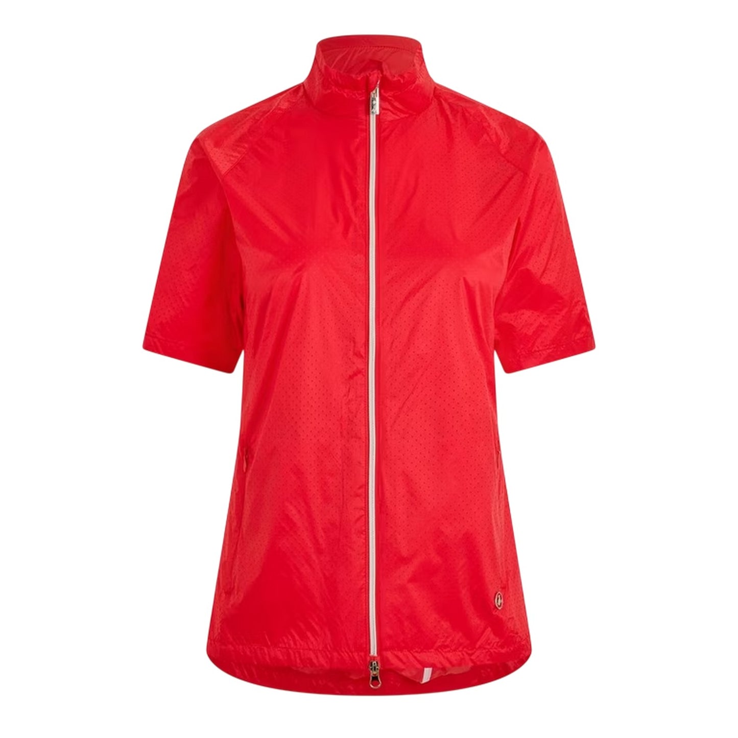 Poppy - Front - Calvin Klein Womens-Ladies Perforated Regular Golf Windbreaker