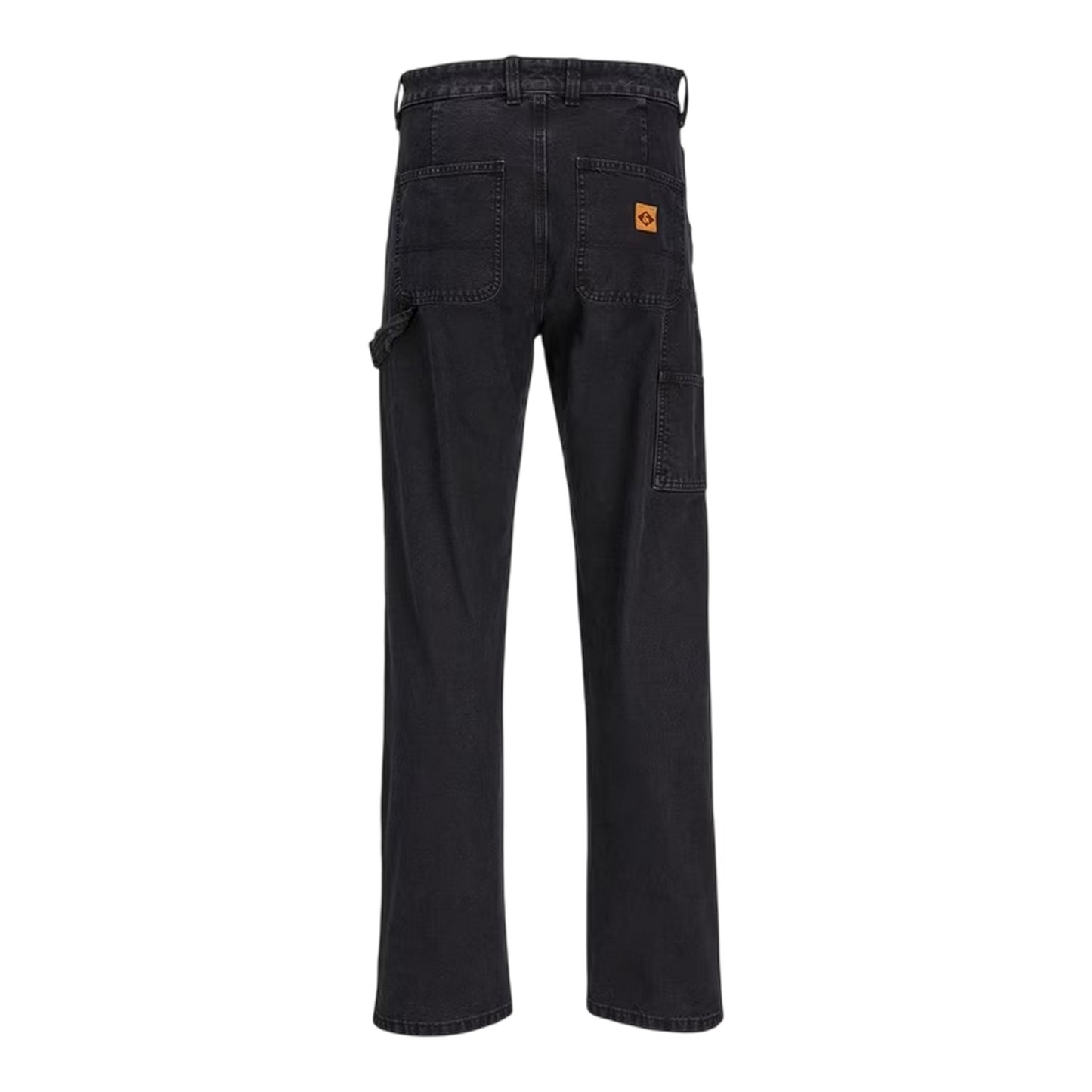 Black - Back - Jack And Jones Mens Eddie Carpenter Relaxed Fit Jeans