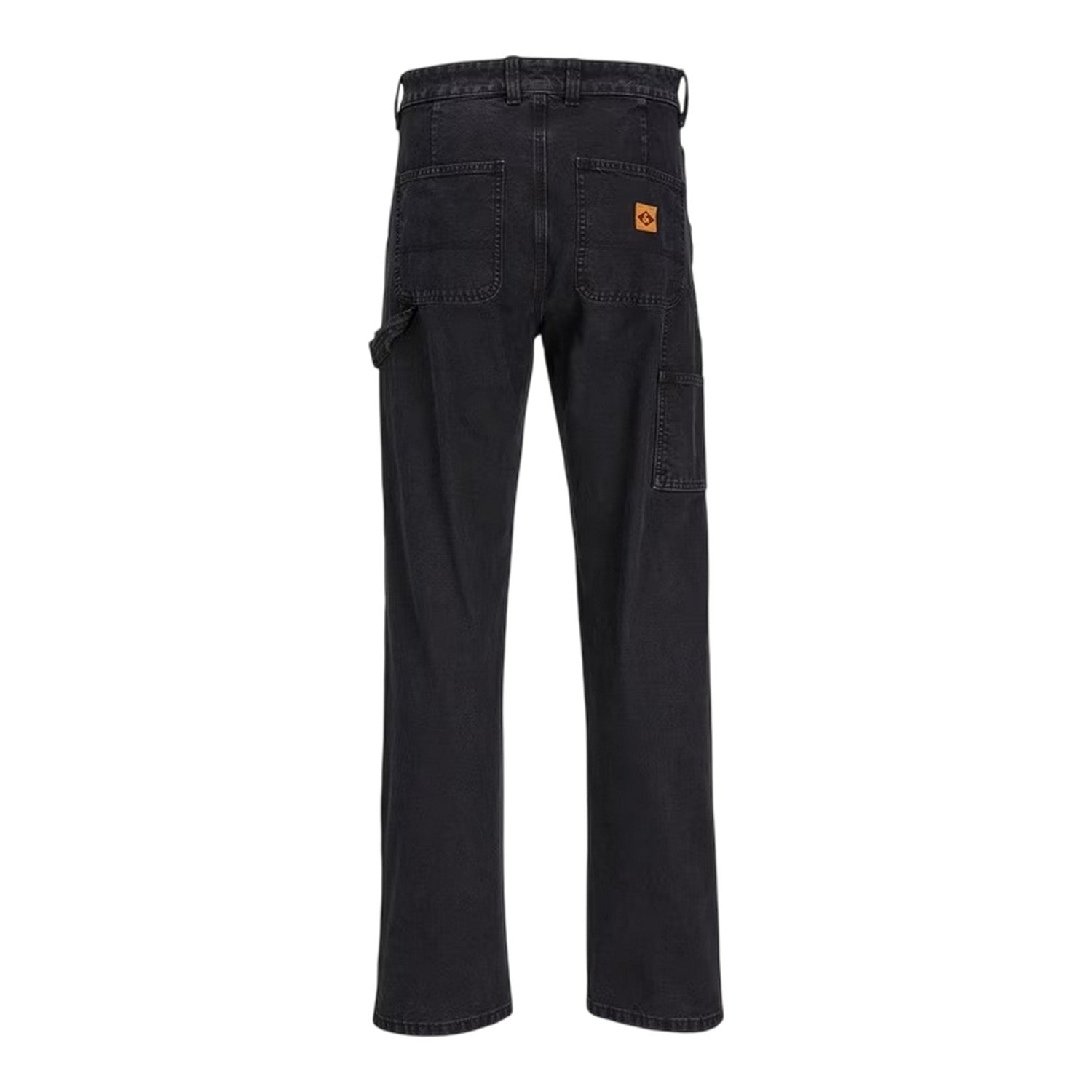 Black - Back - Jack And Jones Mens Eddie Carpenter Relaxed Fit Jeans