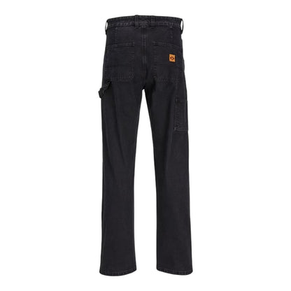 Black - Back - Jack And Jones Mens Eddie Carpenter Relaxed Fit Jeans