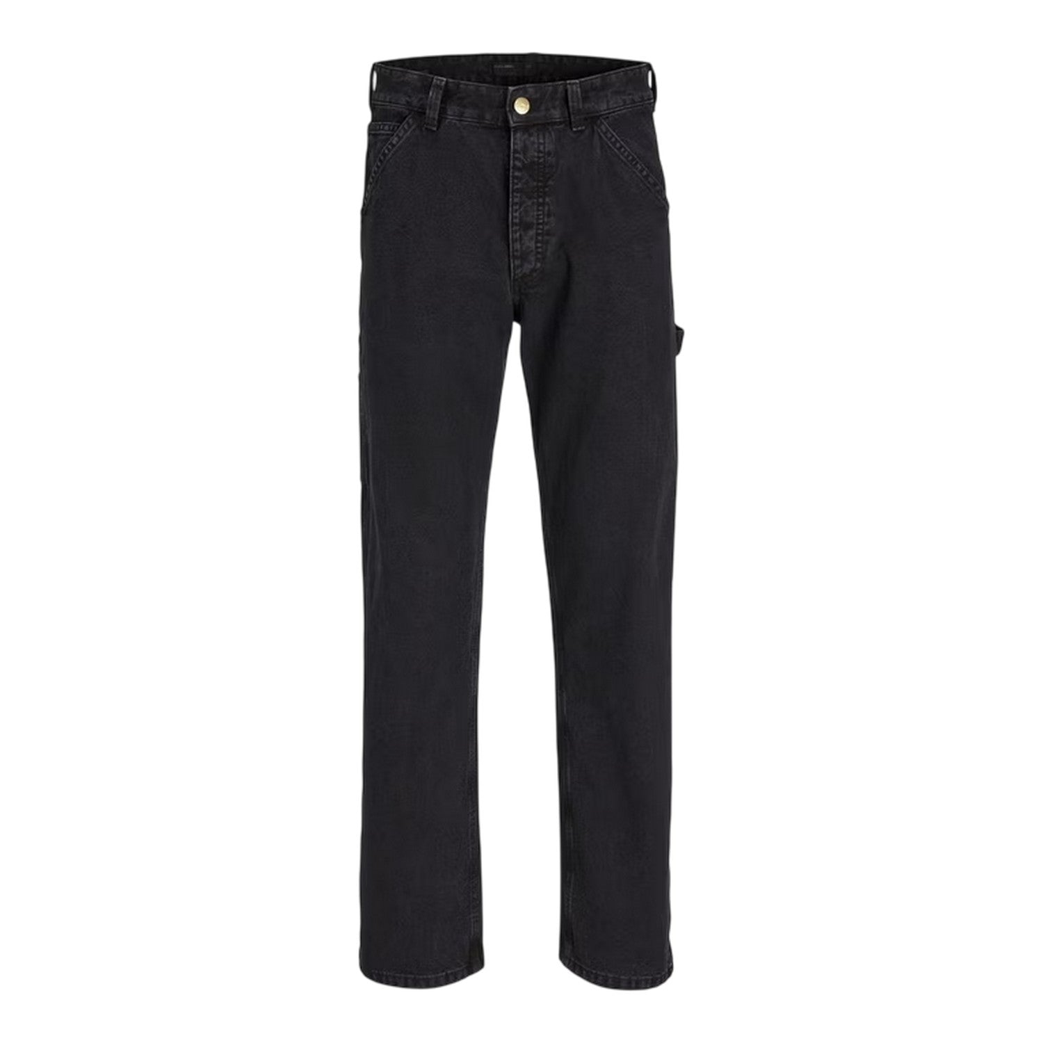 Black - Front - Jack And Jones Mens Eddie Carpenter Relaxed Fit Jeans