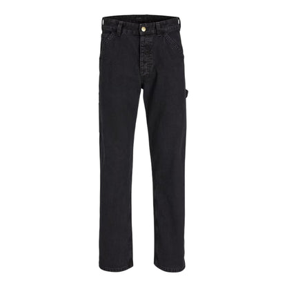 Black - Front - Jack And Jones Mens Eddie Carpenter Relaxed Fit Jeans
