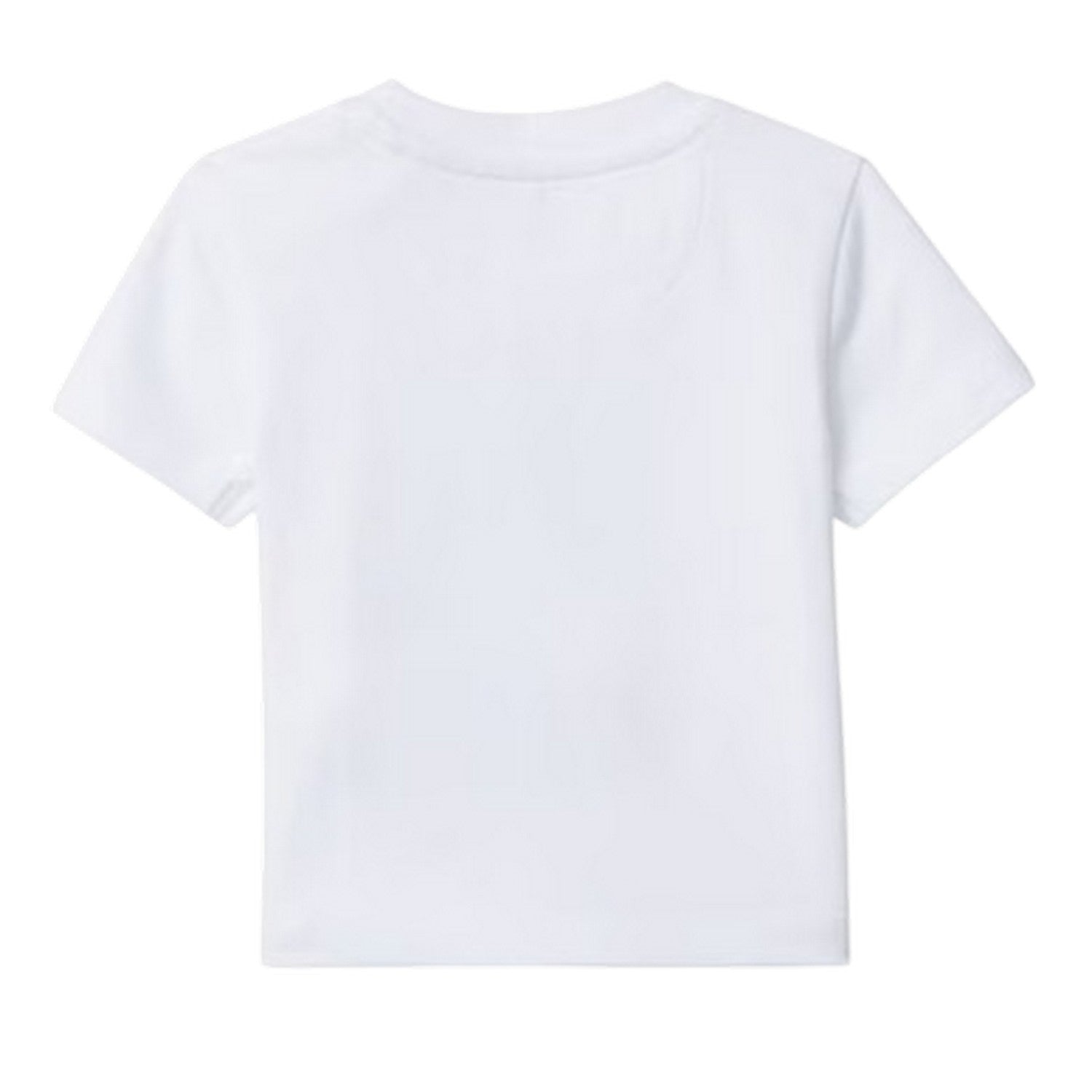 White - Back - Calvin Klein Childrens-Kids Logo T-Shirt (Pack of 3)