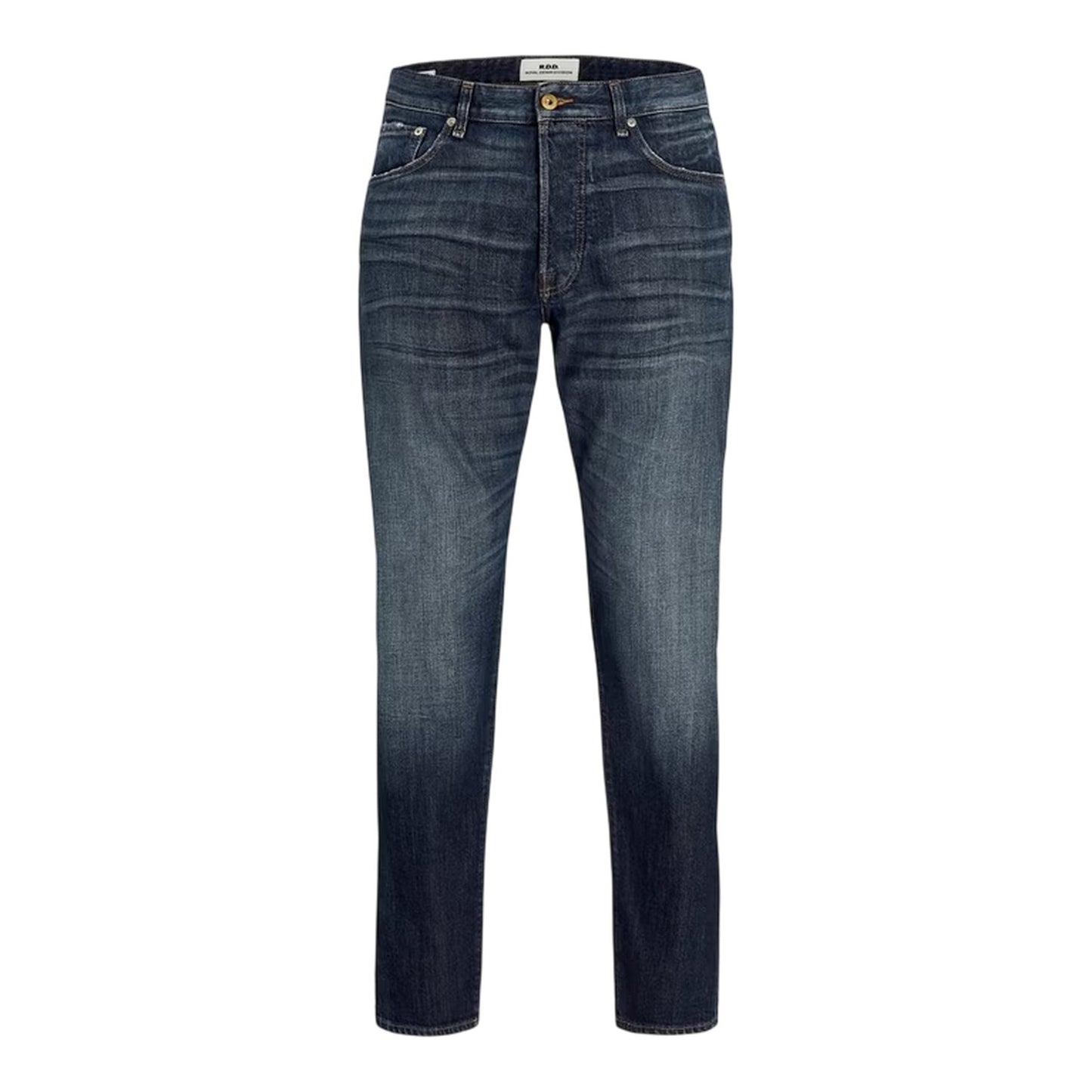 Dark Denim - Front - Jack And Jones Mens 5 Pockets Relaxed Fit Jeans