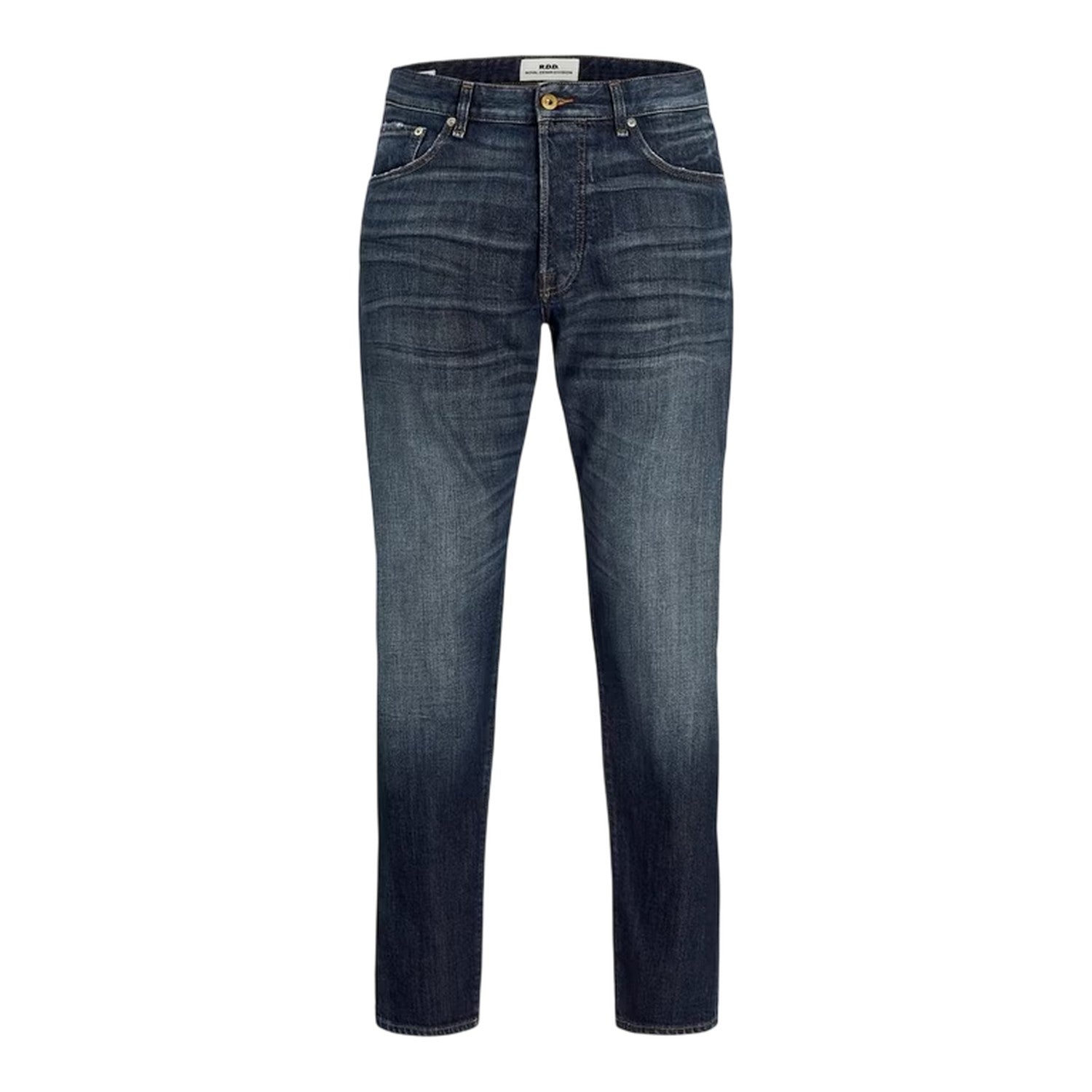 Dark Denim - Front - Jack And Jones Mens 5 Pockets Relaxed Fit Jeans