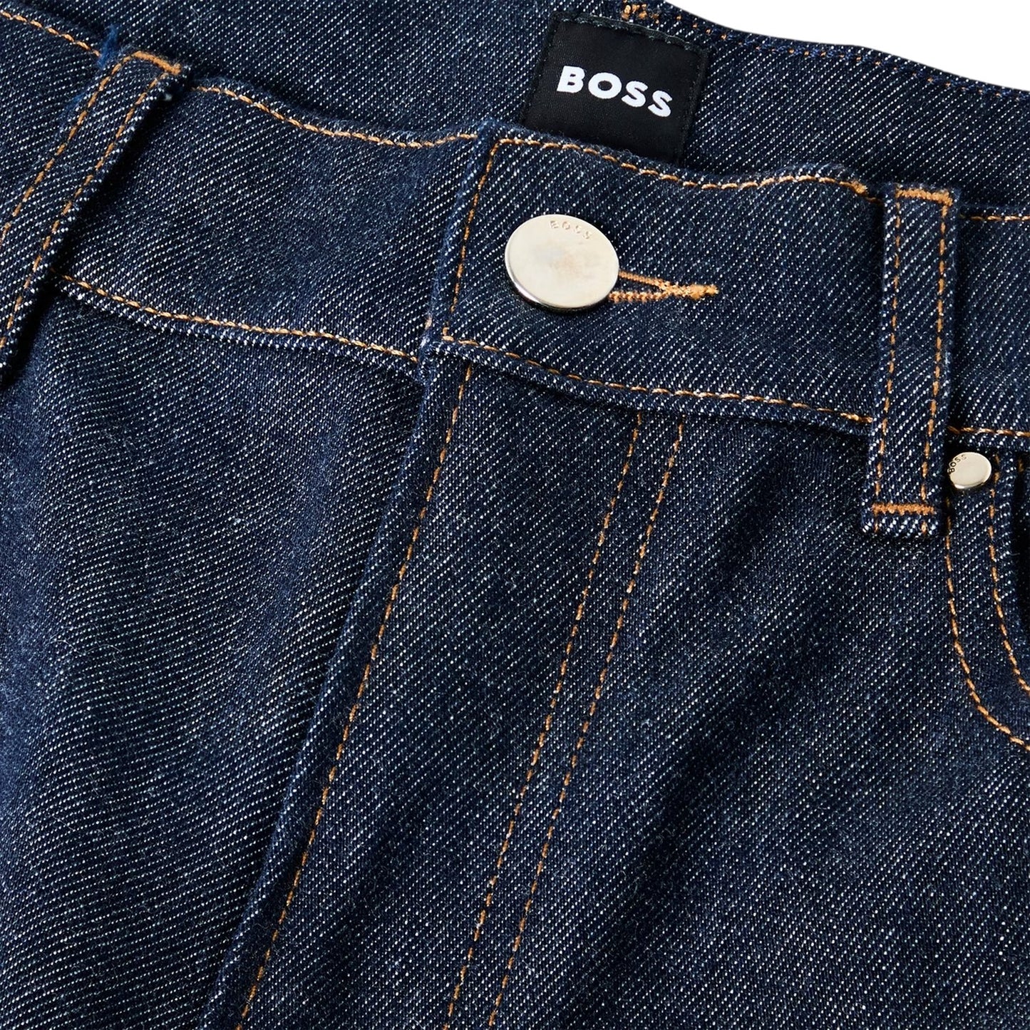 Blue - Side - Boss Womens-Ladies Jackie 5 Pockets Slim Jeans