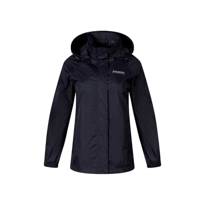Navy - Front - Minoti Womens-Ladies Packaway Waterproof Jacket
