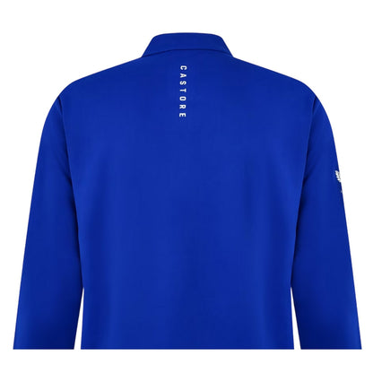Royal Blue - Lifestyle - Castore Mens Rangers FC Quarter Zip Long-Sleeved Fleece Top