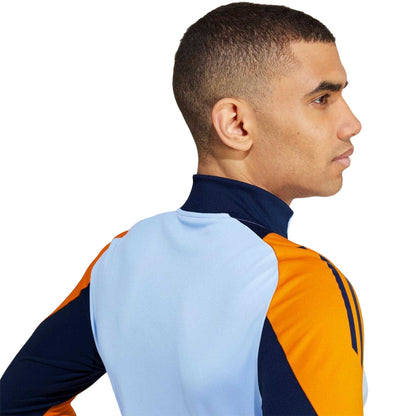 Blue-Glow Orange - Lifestyle - Adidas Mens Tiro 24 Competition Real Madrid CF Tracksuit Top