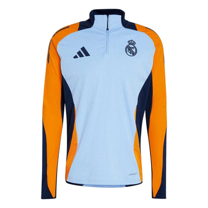Blue-Glow Orange - Front - Adidas Mens Tiro 24 Competition Real Madrid CF Tracksuit Top