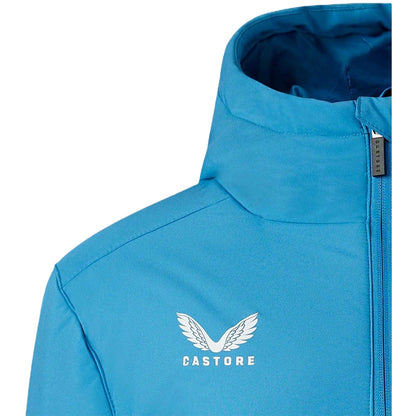 Blue-Deep Blue - Side - Castore Womens-Ladies Rangers FC Puffer Jacket