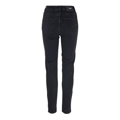Black Denim - Back - JJXX Womens-Ladies 5 Pockets Slim Jeans