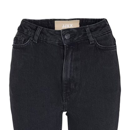 Black Denim - Side - JJXX Womens-Ladies 5 Pockets Slim Jeans